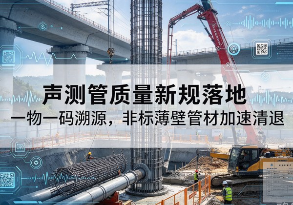 曲靖声测管质量新规落地，一物一码溯源，非标薄壁管材加速清退
